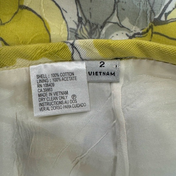 Women’s Tahari Arthur S Levine 2PC Floral Skirt Suit Blazer & Skirt Set Size 2 - Picture 6 of 15